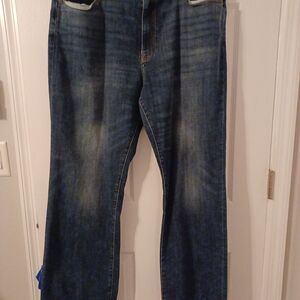 Lucky Brand Men's Dark Blue Straight Jeans